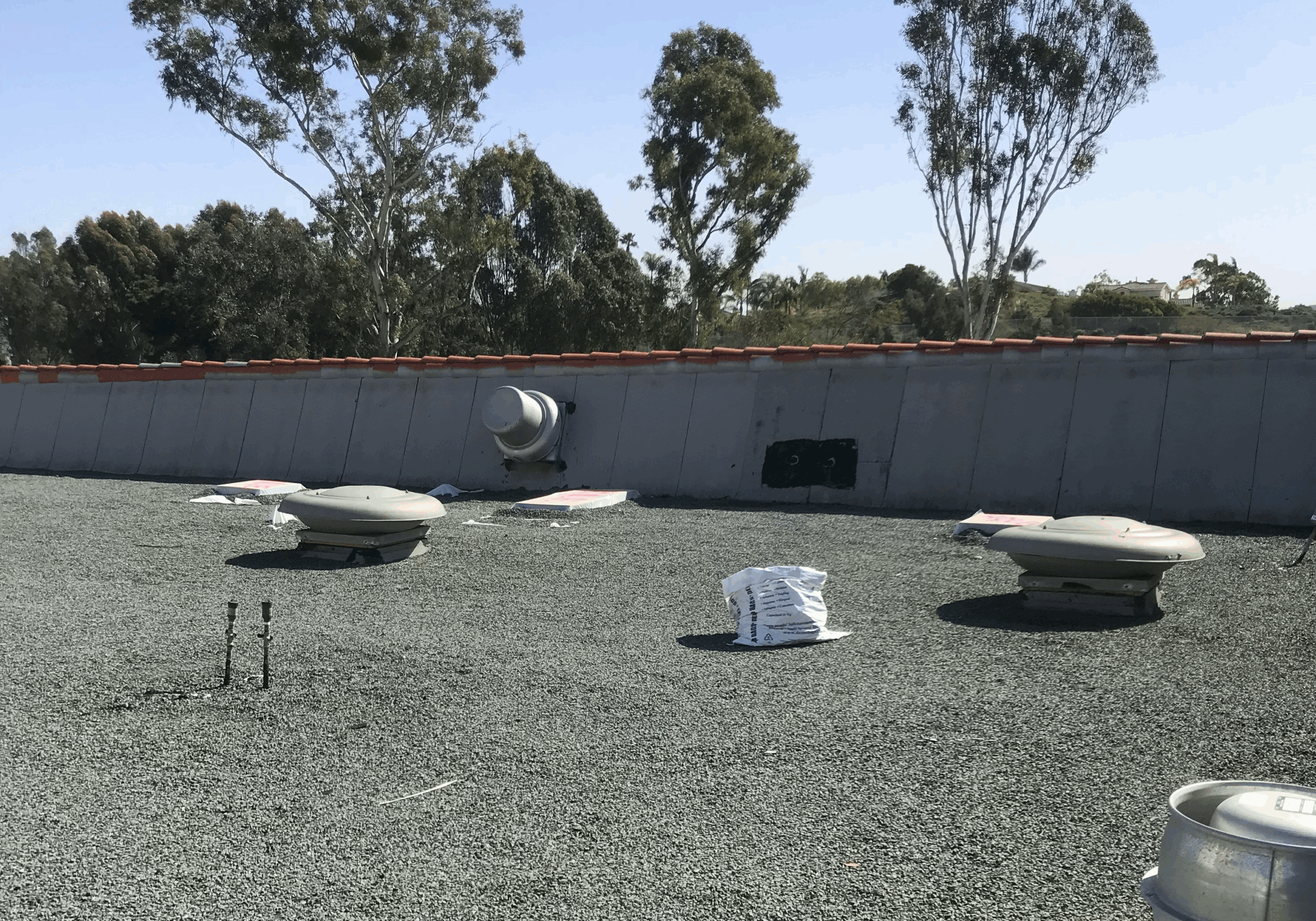 echs - locker room roof & mech echs - locker room roof & mech